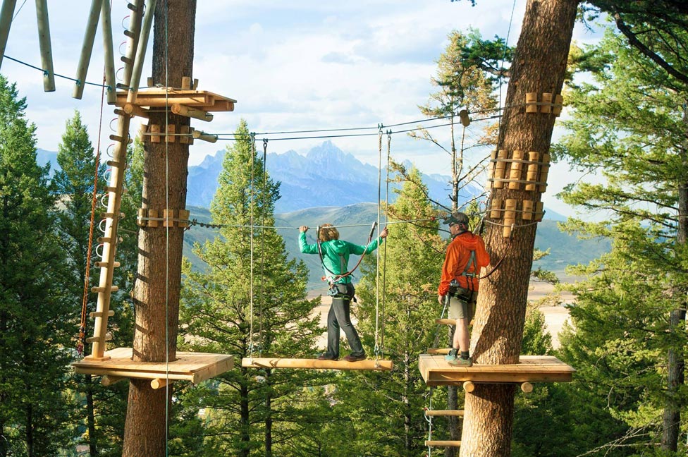 Snow King Mountain Treetops Ropes Course and Ziplines