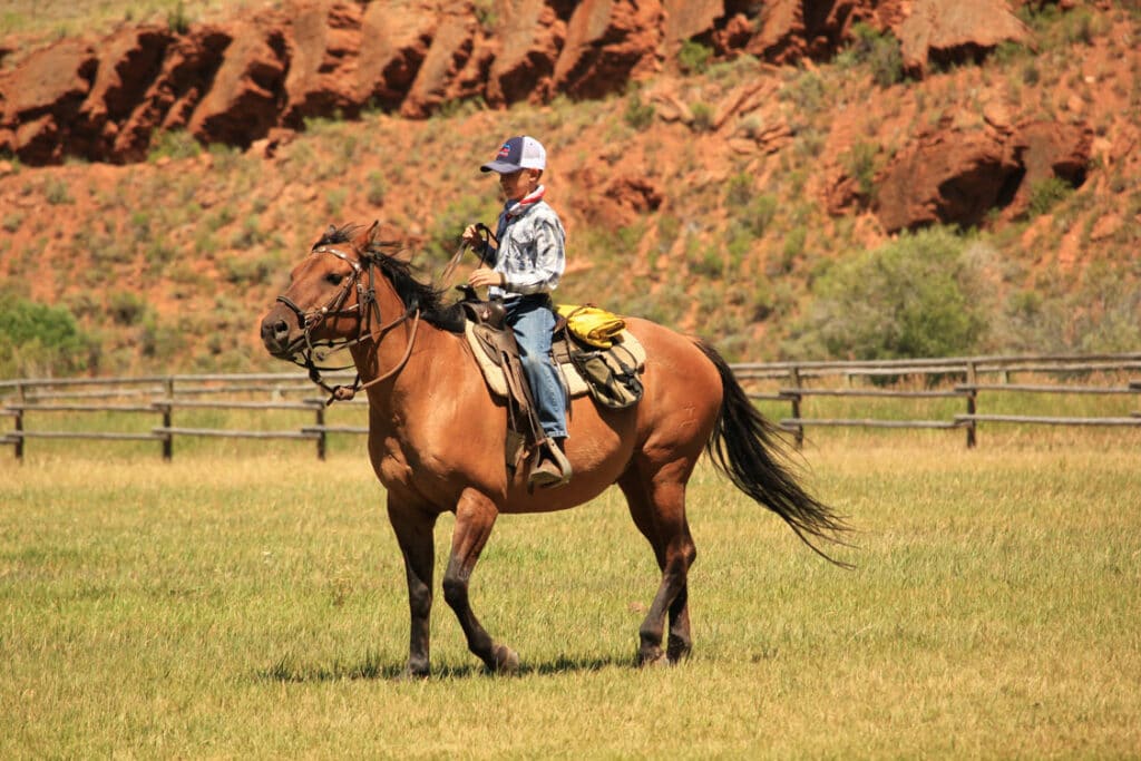 kids program horseback riding